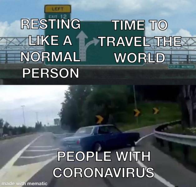 People With Coronavirus Just Wanna Travel!