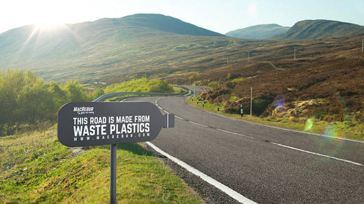 These Roads Are Made Of Plastic Waste!