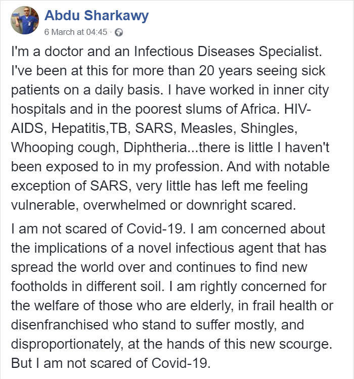 Infectious Disease Doctor Shares His Thoughts On Coronavirus