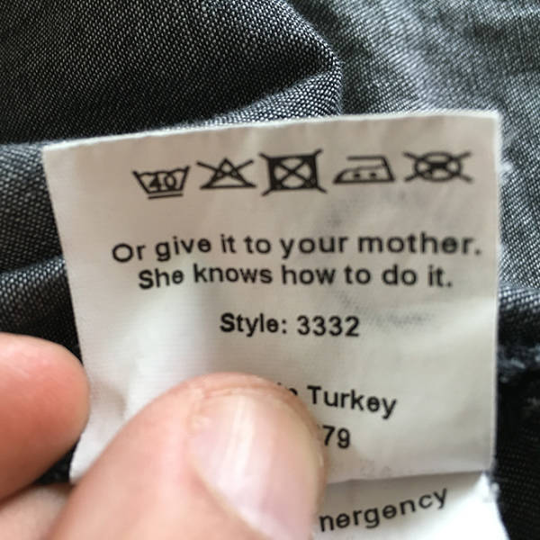 These Funny Clothing Tags Fit Perfectly
