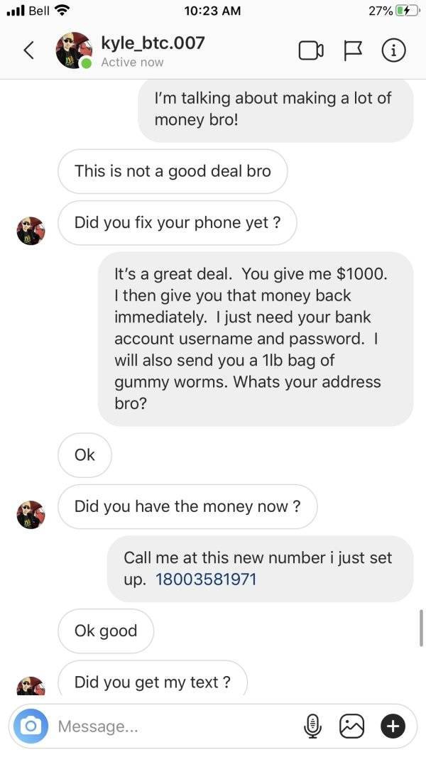 Scammer Has No Idea He’s Being Messed With