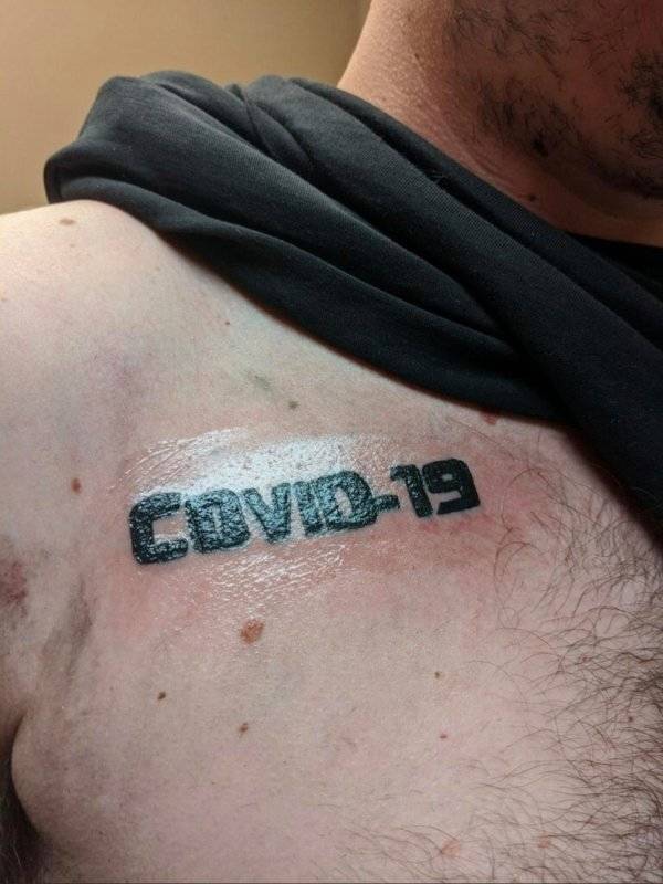 You Aren’t Seeing Stuff, Coronavirus Tattoos Are A Thing Now…