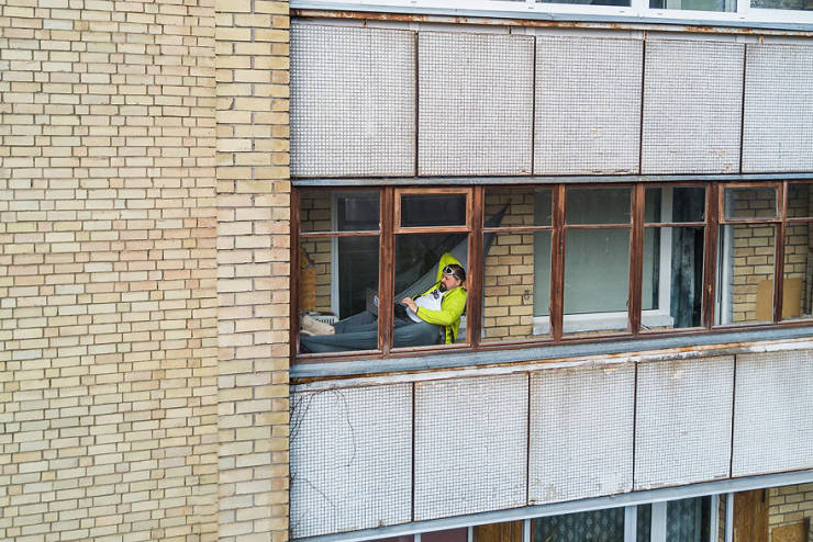 Drone Photos Of A Quarantined Lithuanian Town