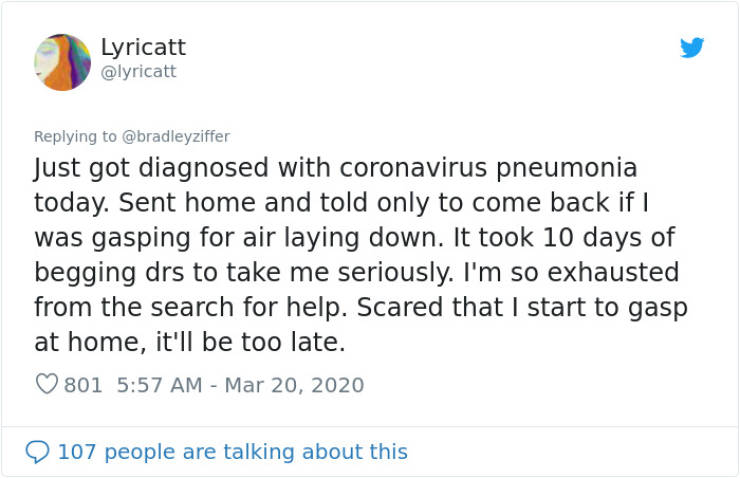 Guy Shares How Coronavirus Feels In A Young Body