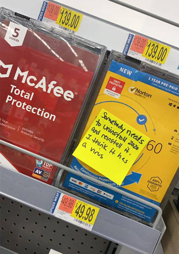 Woman Leaves Funny Notes Around Walmart To Force People To Smile