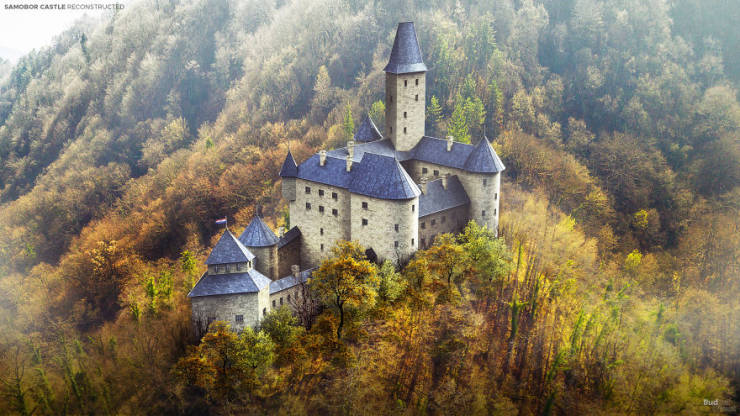 European Castles Before Time Destroyed Them