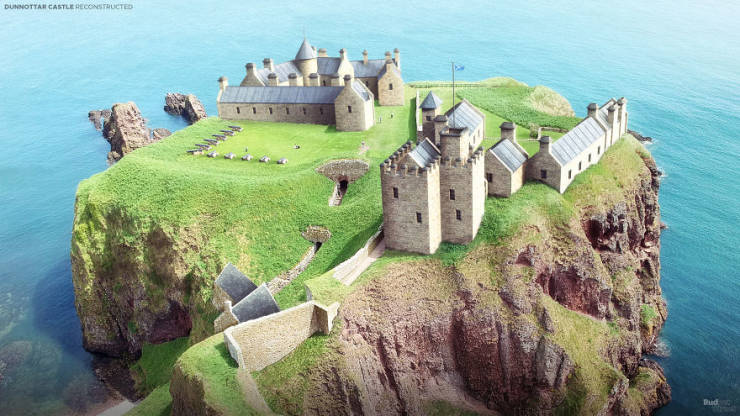 European Castles Before Time Destroyed Them