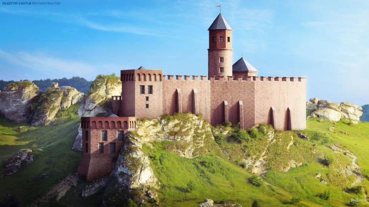 European Castles Before Time Destroyed Them