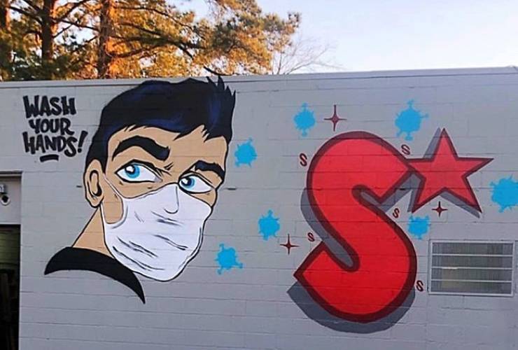 Street Art Gets Real About Coronavirus