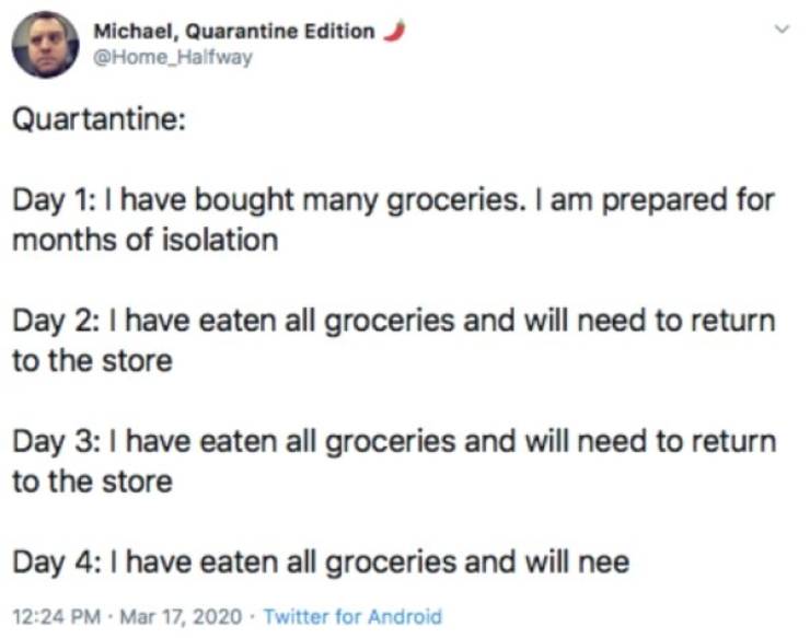Quarantine Eating Habits Are Just Absolute Chaos…
