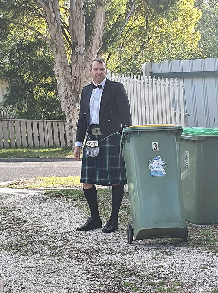 Australians Take Bins Out And Use It As An Excuse To Wear Their Best Clothes