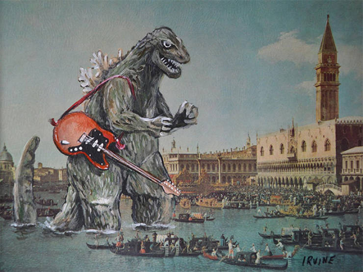 Did Thrift Store Paintings Really Need Those Pop-Culture Characters?