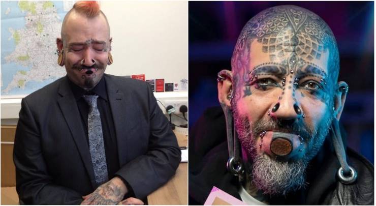 British Man Spends Over $12 Thousand On Body Modifications Trying To Cope With Divorce