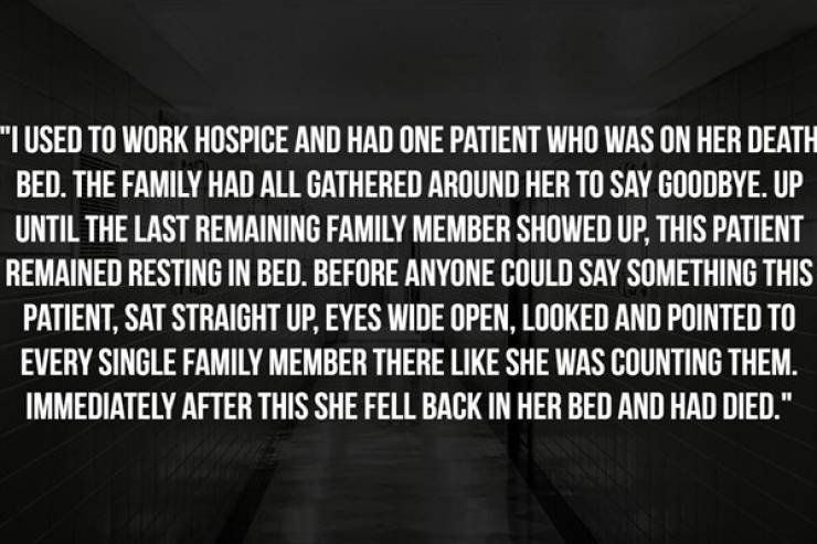 Hospital Workers Have Seen Some Paranormal Stuff…