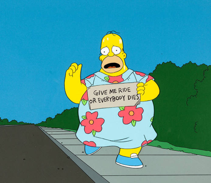 “The Simpsons” Always Have All The Best Signs