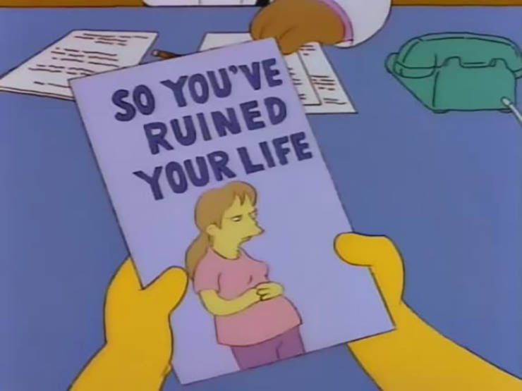 “The Simpsons” Always Have All The Best Signs