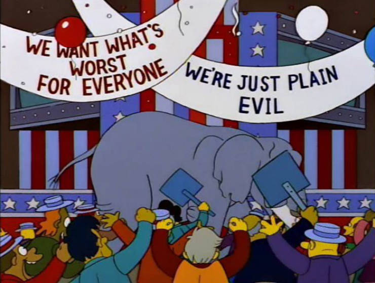 “The Simpsons” Always Have All The Best Signs