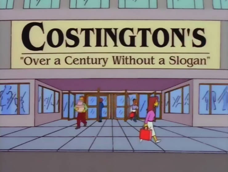 “The Simpsons” Always Have All The Best Signs