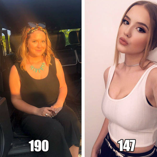 People Who Managed To Lose A LOT Of Weight