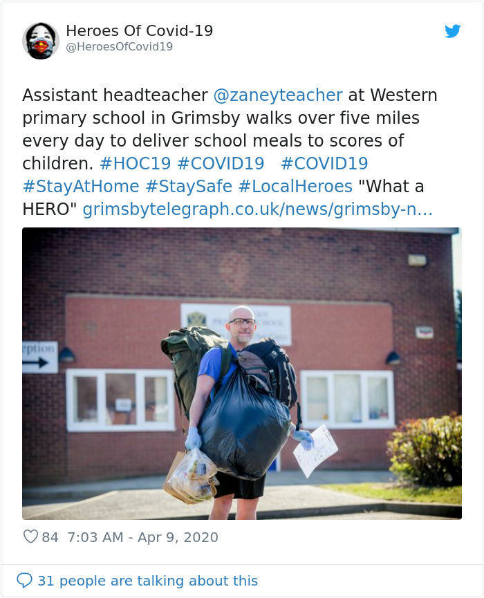 Teacher Delivers 18 Kg Of Food To His 78 Students On Foot. Every. Day.