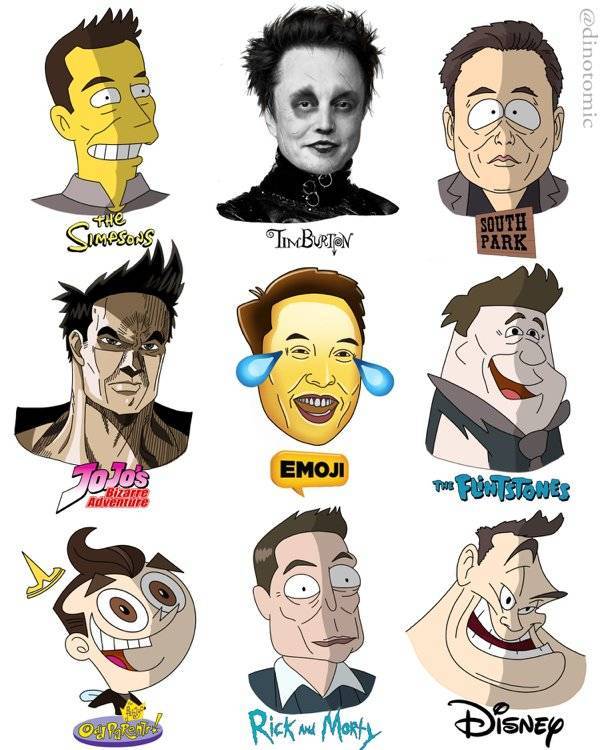 Artist Turns Celebrities Into Popular Cartoon Characters