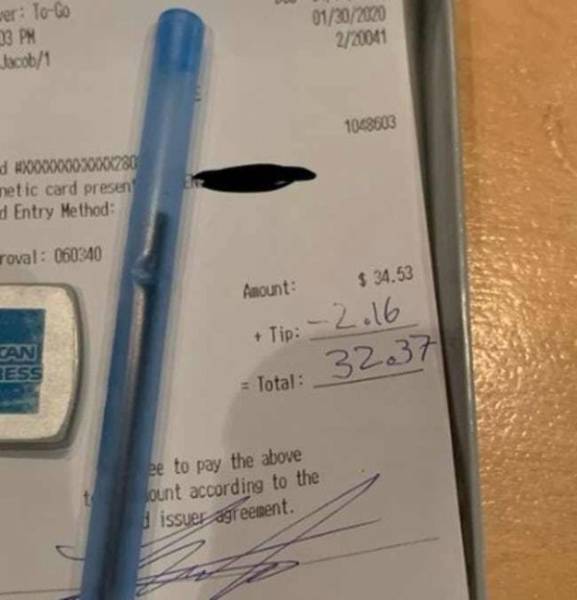 Not The Tips They Expected…