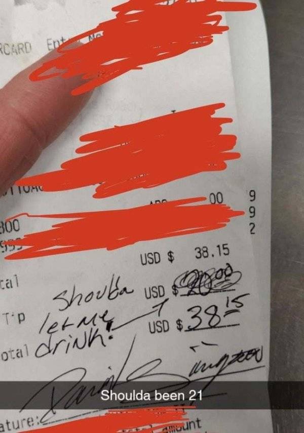 Not The Tips They Expected…