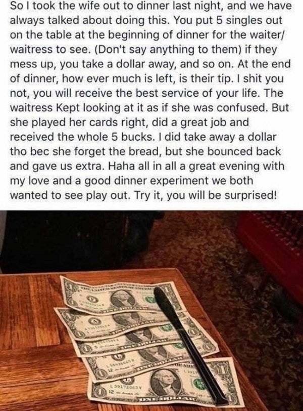 Not The Tips They Expected…