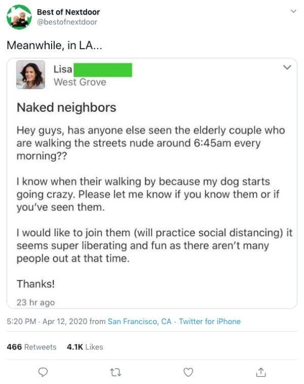 Things People Find On Nextdoor…