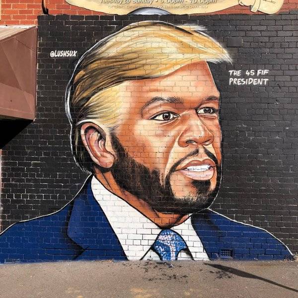 This Australian Graffiti Artist Is Obsessed With 50 Cent!