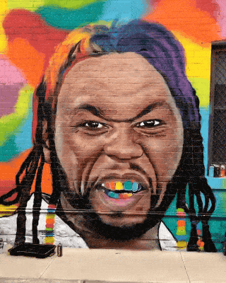 This Australian Graffiti Artist Is Obsessed With 50 Cent!