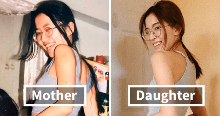 Daughters Try To Copy Their Mothers’ Vintage Looks For Mother’s Day, And No DNA Tests Are Needed Here
