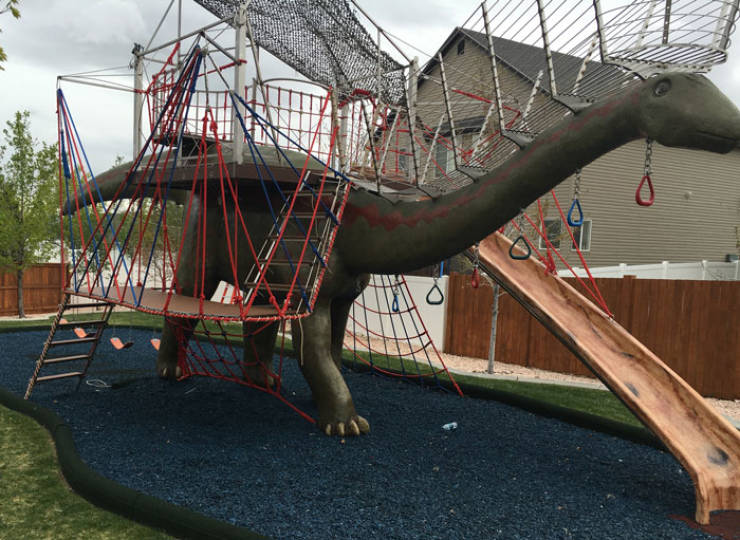This DIY Playground Is ONLY For Dinosaurs!