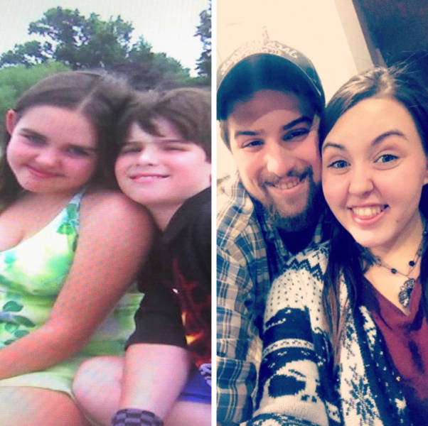 Happy Couples Show Their “Then And Now” Photos