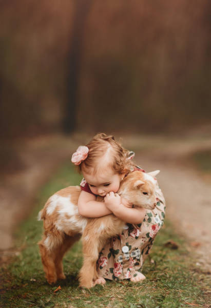Children With Animals = Maximum Cuteness