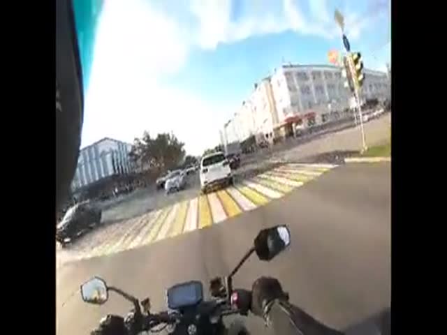That’s A Dangerous Biker!
