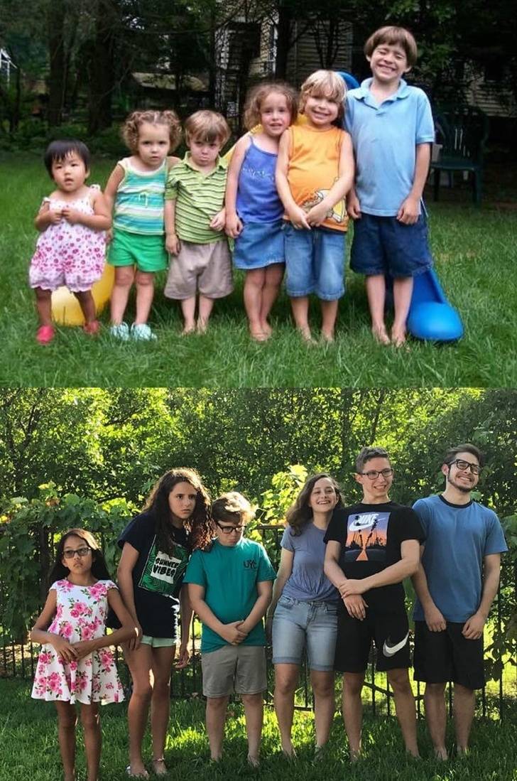 People Go For Childhood Photo Recreations