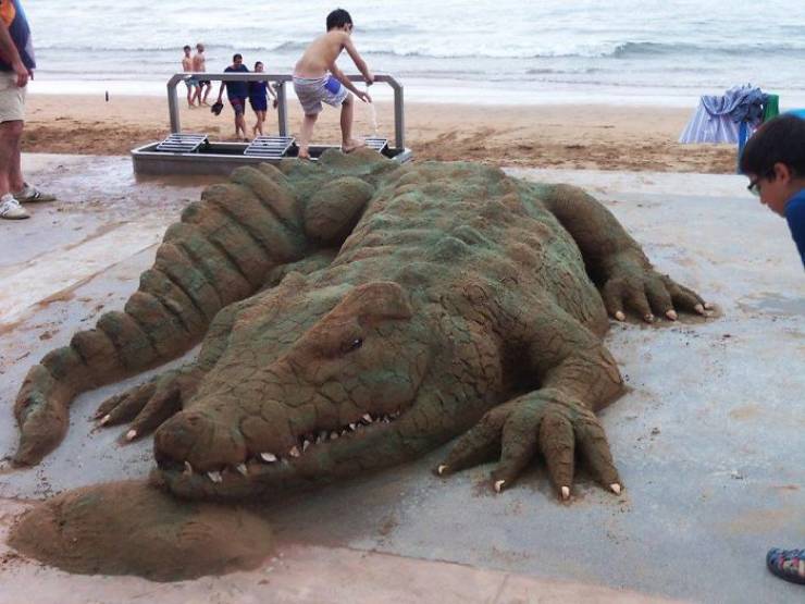 These Incredible Sand Sculptures Look Like They’re Alive!