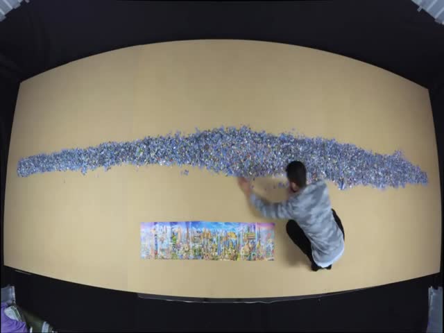 42,000 Pieces In A Single Puzzle…
