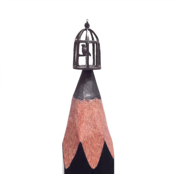 Yes, These Marvelous Sculptures Are Created On A Pencil Tip!