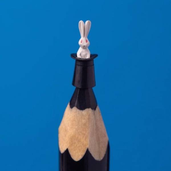 Yes, These Marvelous Sculptures Are Created On A Pencil Tip!