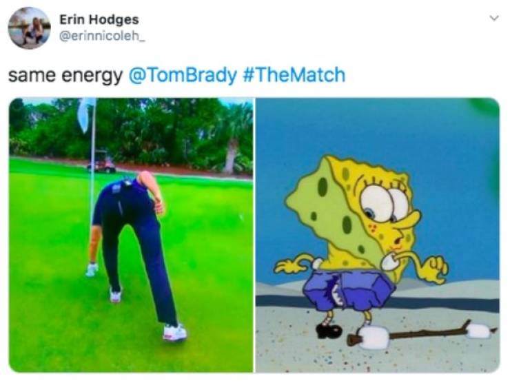 Hole In (Not) One “The Match” Meme