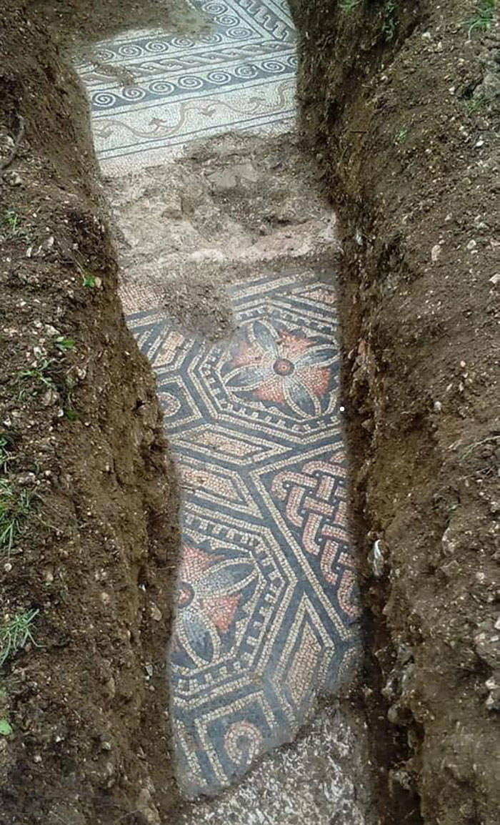 Astonishing Roman Mosaic Floor Was Recently Discovered Just Outside Verona, Italy