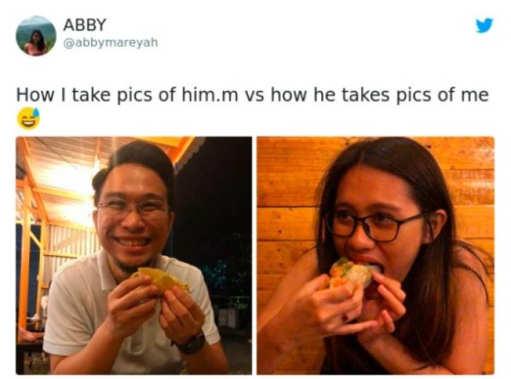 Men And Women Take Pictures Of Each Other Very Differently…
