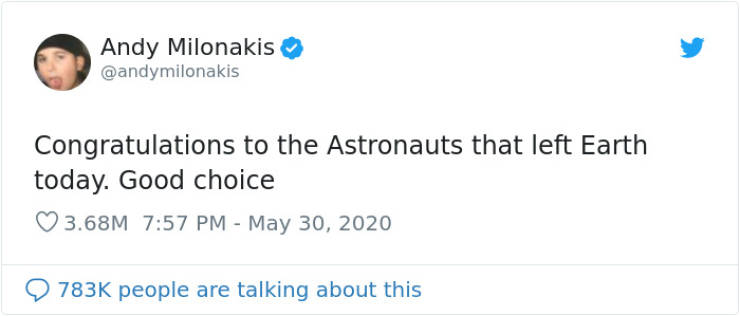 Internet Nails It With Reactions To SpaceX Rocket Launch