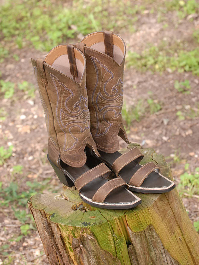 Summer Is Here, And Cowboy Boot Sandals Are As Well…