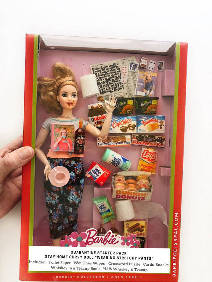 These “Quarantine Barbies” Look Unsettlingly Real