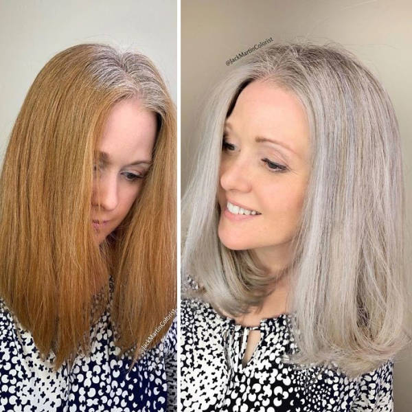 Gray Hair? No Worries, This Hairdresser Will Turn It Into Most Fashionable Thing Ever!
