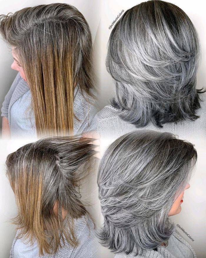 Gray Hair? No Worries, This Hairdresser Will Turn It Into Most Fashionable Thing Ever!