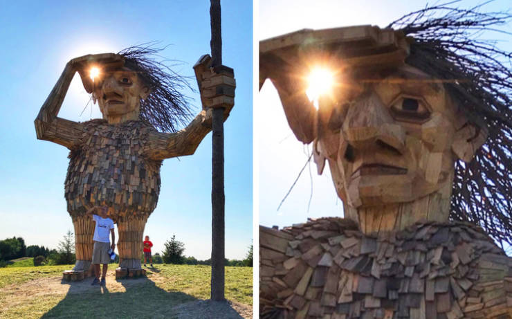 Artist Creates Huge Mountain Trolls Whom You Can Meet Out In The Wild